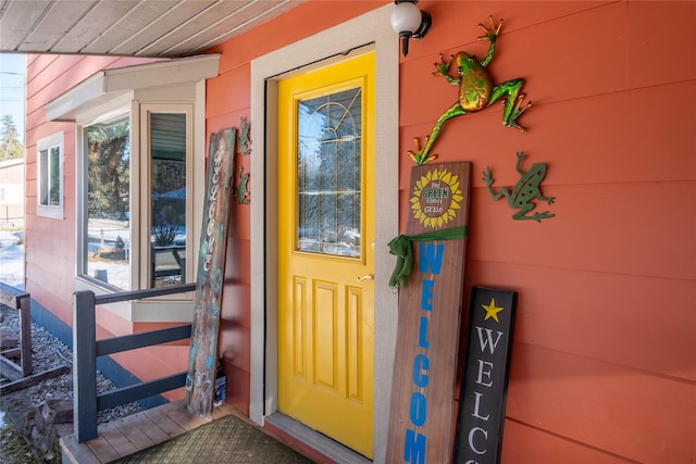 view of entrance to property