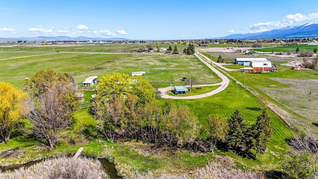 35011 Little Marten Rd, Ronan, MT 59864 - aerial view of sparsely populated area featuring a mountainous background