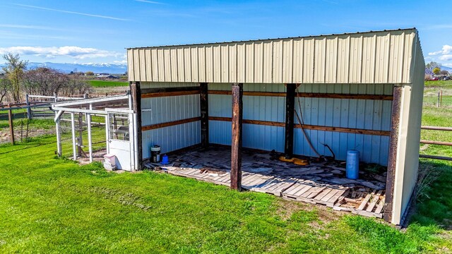 35011 Little Marten Rd, Ronan, MT 59864 - view of pole building featuring a view of countryside