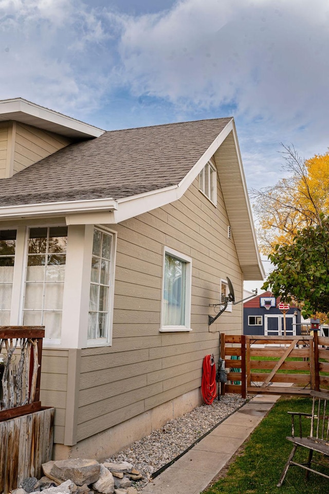 view of property exterior