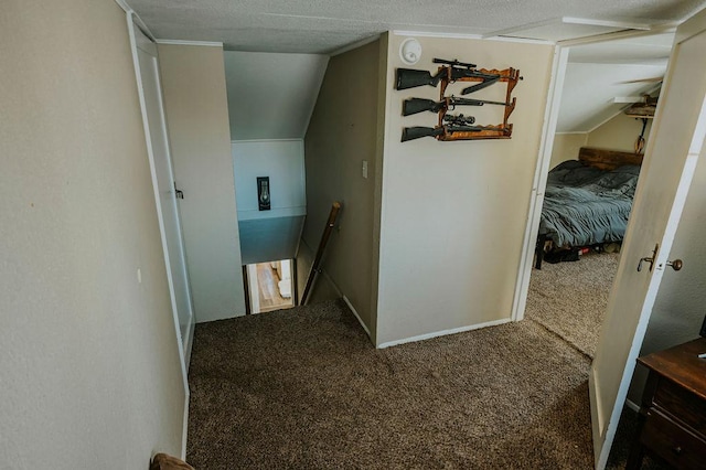 corridor featuring carpet flooring