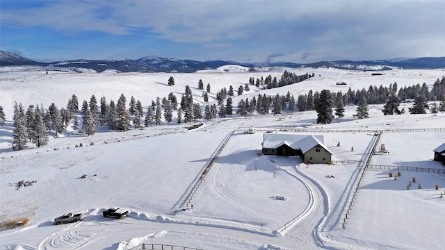 view of mountain feature