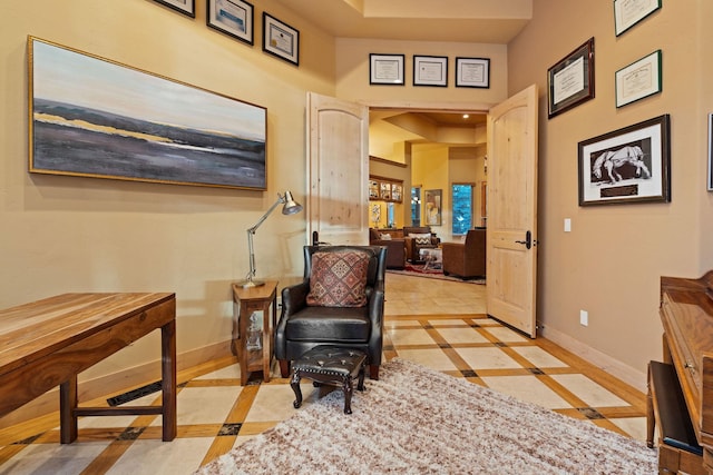 view of sitting room