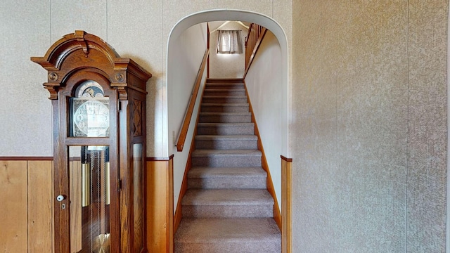 view of stairs