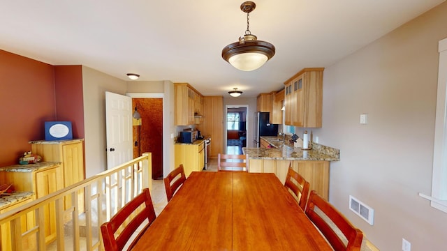 view of dining room