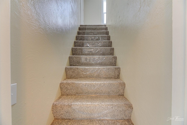 view of staircase