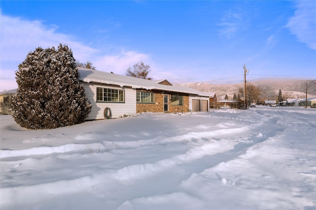 ranch-style house with a garage