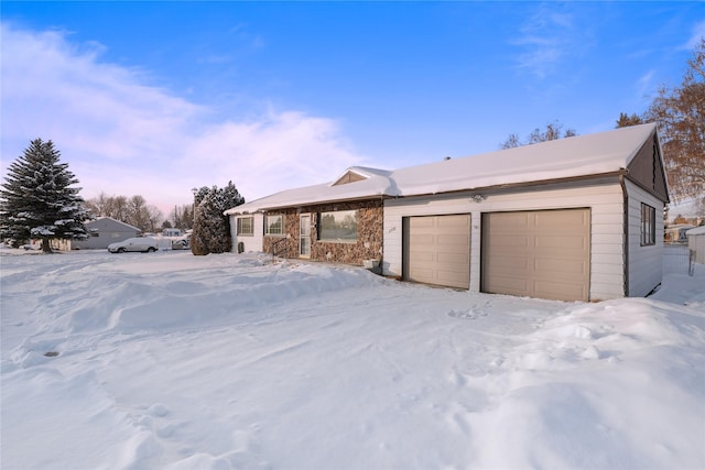 view of ranch-style home