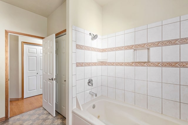 bathroom featuring shower / tub combination