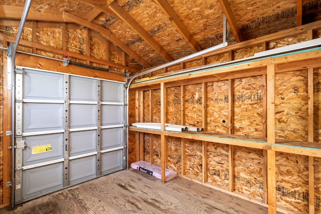 storage area with a garage