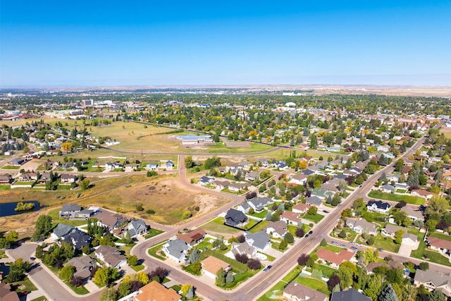 bird's eye view featuring a residential view