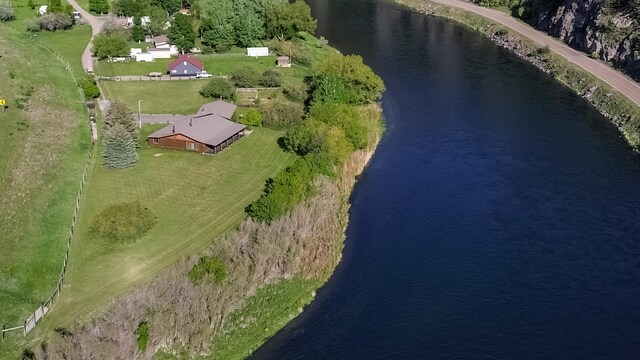 68 River Dr, Cascade, MT 59421 - aerial view of property's location featuring a large body of water