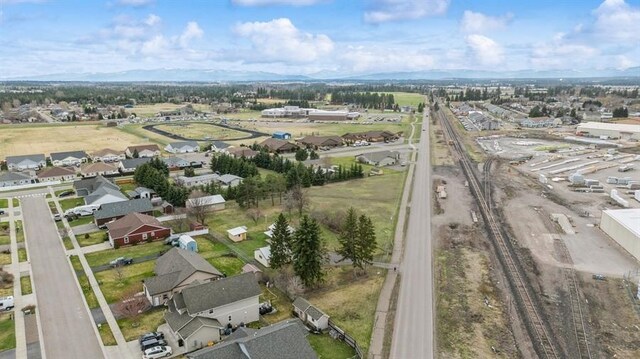 185 Veteran Dr, Columbia Falls, MT 59912 - drone / aerial view featuring a residential view