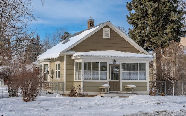 view of bungalow-style house