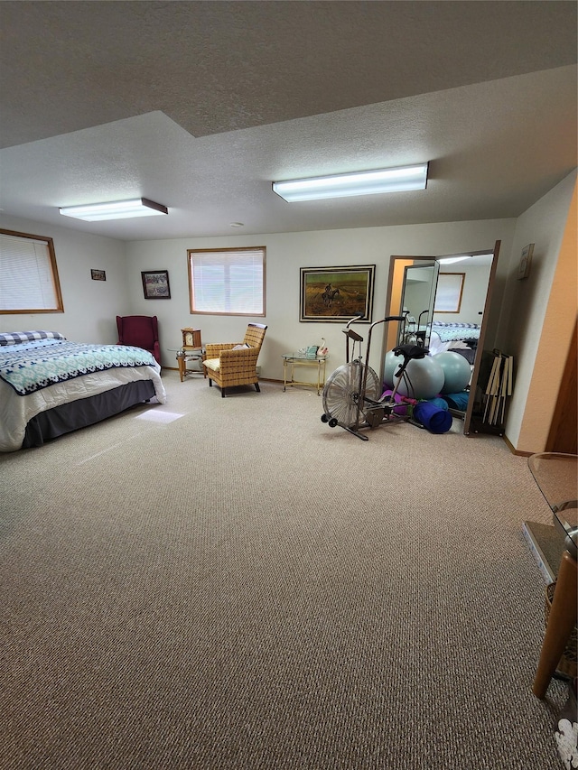 116 29th Ave NE, Great Falls, MT 59404 - carpeted bedroom with a textured ceiling and baseboards