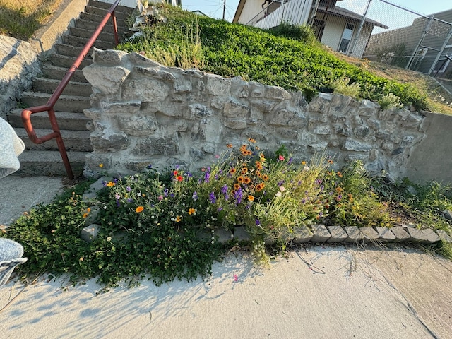 details featuring stairway