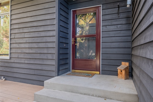 view of property entrance