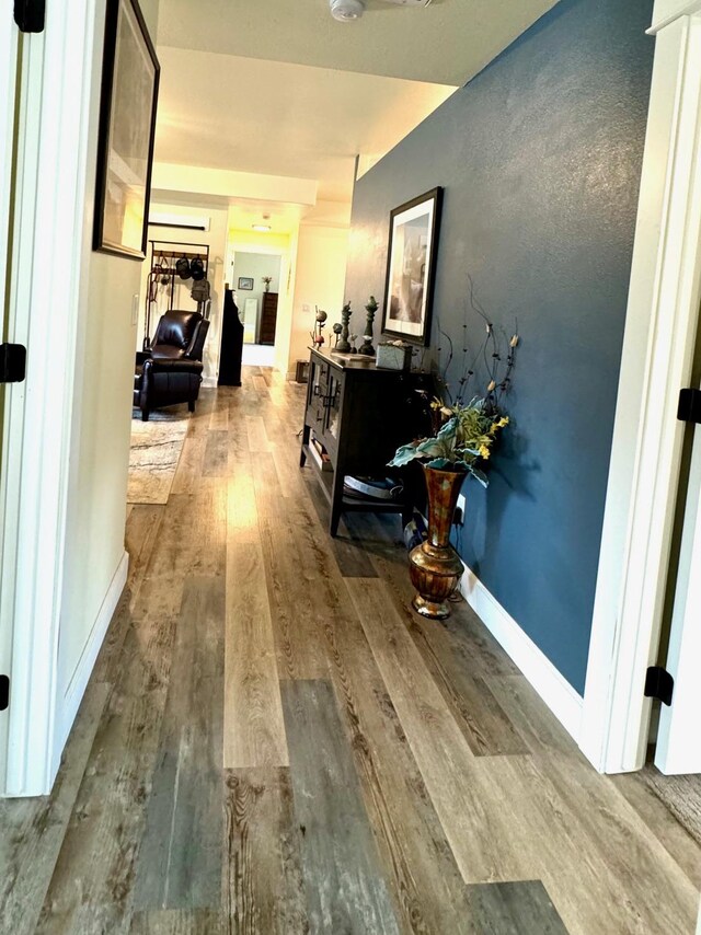 66 Moccasin Ln, Thompson Falls, MT 59873 - hall with wood finished floors and baseboards