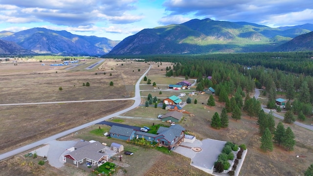 66 Moccasin Ln, Thompson Falls, MT 59873 - aerial view of mountains
