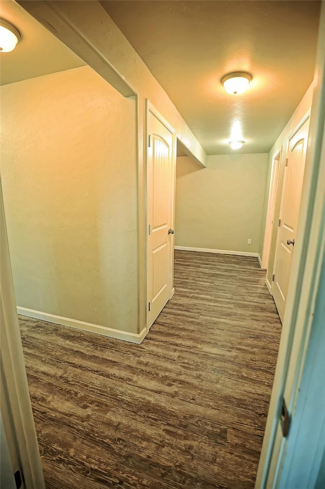 6 Parkway Dr Unit A & B, Kalispell, MT 59901 - hallway featuring dark wood-type flooring