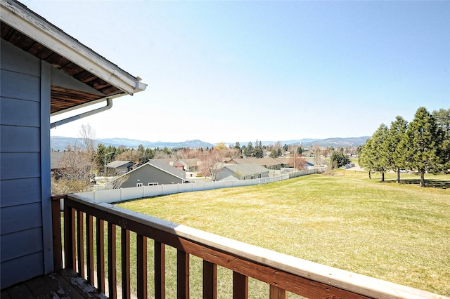 6 Parkway Dr Unit A & B, Kalispell, MT 59901 - balcony featuring a mountain view and a residential view