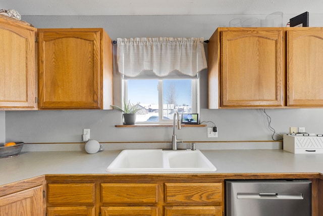 kitchen with dishwasher and sink