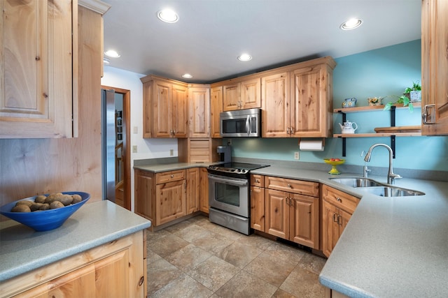 kitchen featuring sink and stainless steel appliances