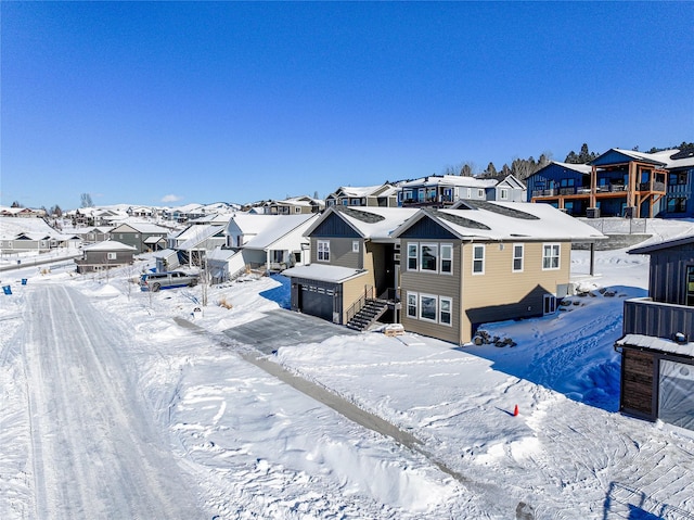 7018 Max Dr, Missoula, MT 59803 - snowy aerial view with a residential view