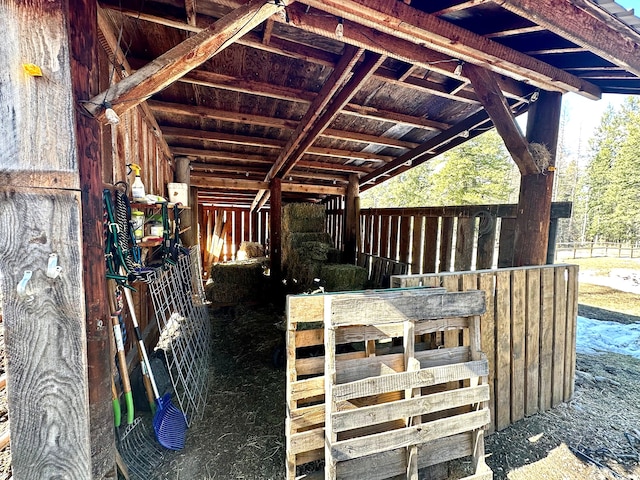 exterior space with an outbuilding and an exterior structure