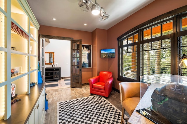 113 Levi Ct, Bigfork, MT 59911 - sitting room with a chandelier and recessed lighting