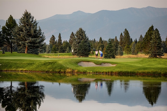 76 Rusty Iron Way, Eureka, MT 59917 - water view with mountains and a golf course