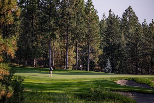 76 Rusty Iron Way, Eureka, MT 59917 - view of property's community featuring a lawn and view of golf course