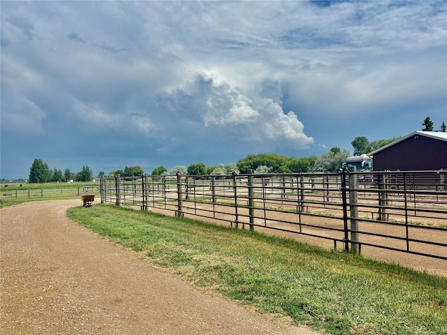 6809 N Montana Ave, Helena, MT 59602 - view of yard featuring a view of countryside and an exterior structure