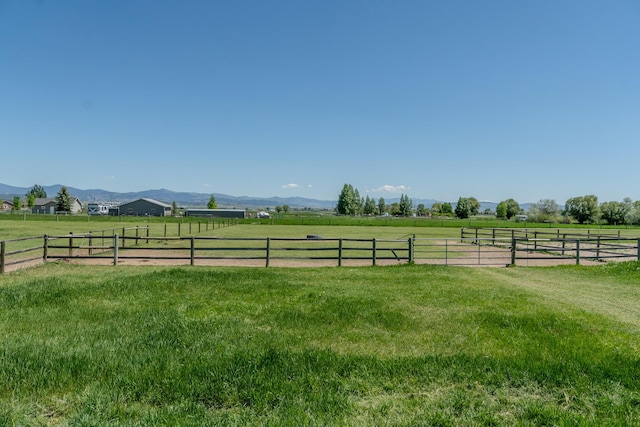 6809 N Montana Ave, Helena, MT 59602 - view of yard with a view of rural / pastoral area and a mountain view