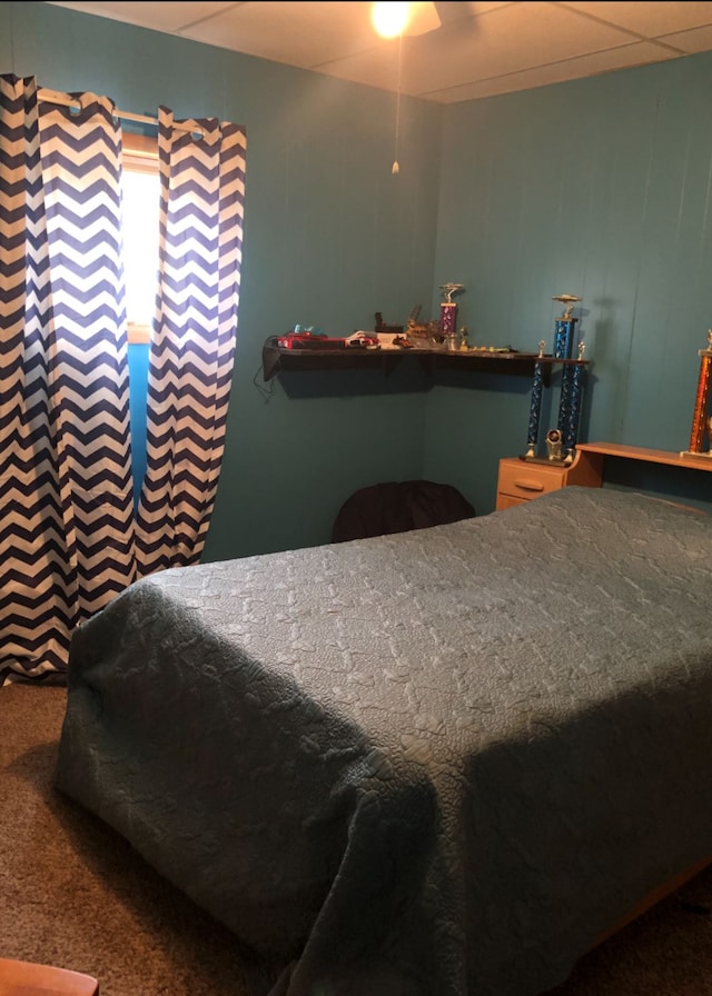 200 Cleveland Rd, Chinook, MT 59523 - bedroom with carpet flooring and ceiling fan