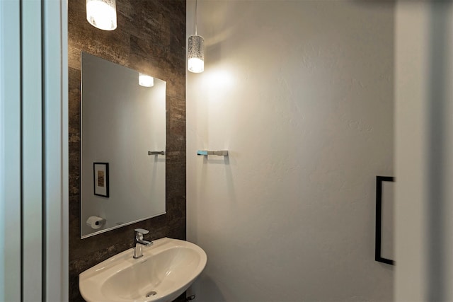 bathroom with a sink