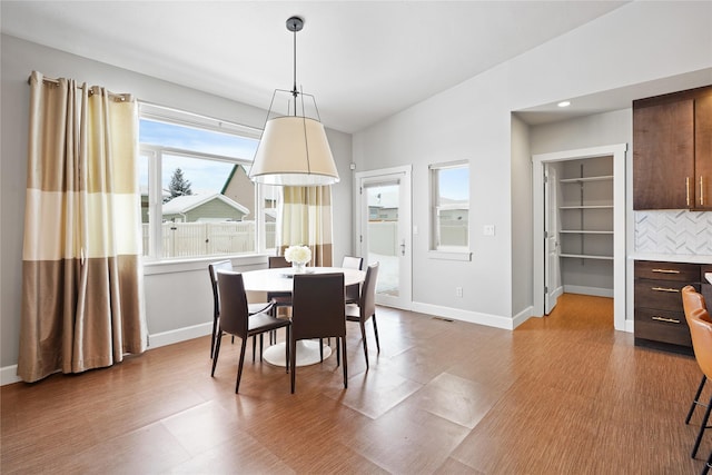 dining room featuring hardwood / wood-style flooring