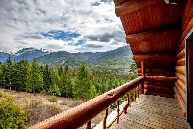 21 Barnes Ln, Noxon, MT 59853 - view of mountain feature