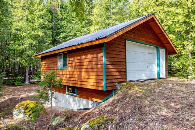 21 Barnes Ln, Noxon, MT 59853 - view of garage