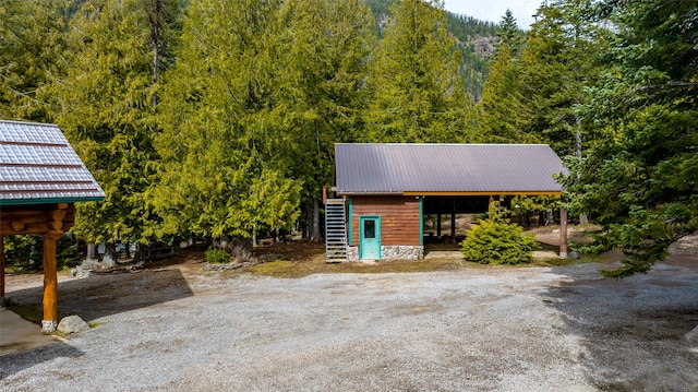 21 Barnes Ln, Noxon, MT 59853 - exterior space featuring an outdoor structure