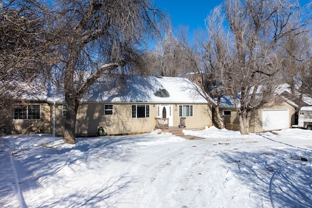 view of ranch-style house