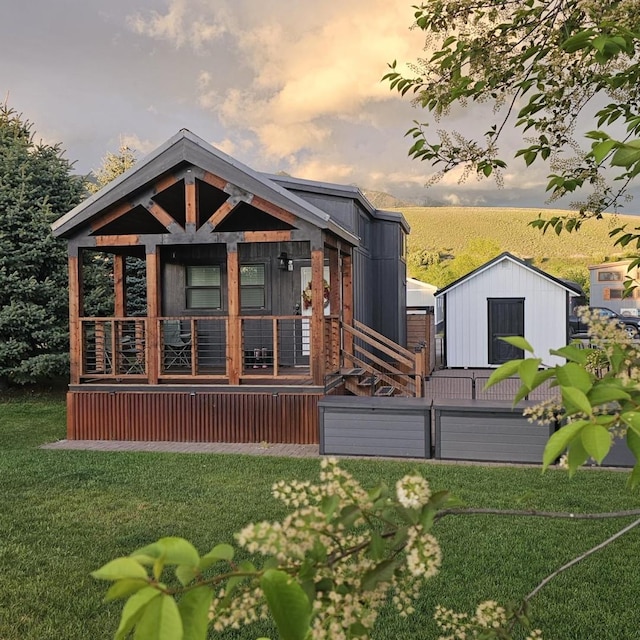 301 Kingfisher Loop, Eureka, MT 59917 - view of front facade with a lawn