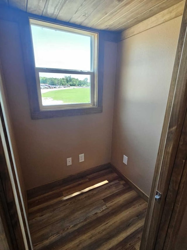 301 Kingfisher Loop, Eureka, MT 59917 - unfurnished room with wood finished floors, wood ceiling, and baseboards
