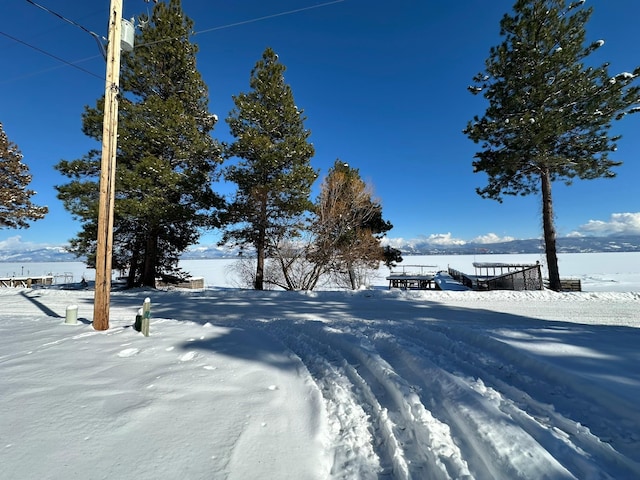 view of road