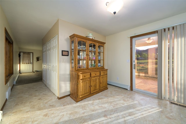 4901 Hoblitt Ln S, Florence, MT 59833 - hall with a baseboard heating unit