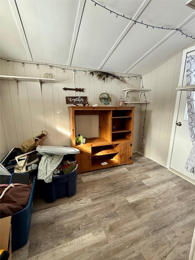 mudroom featuring wood finished floors