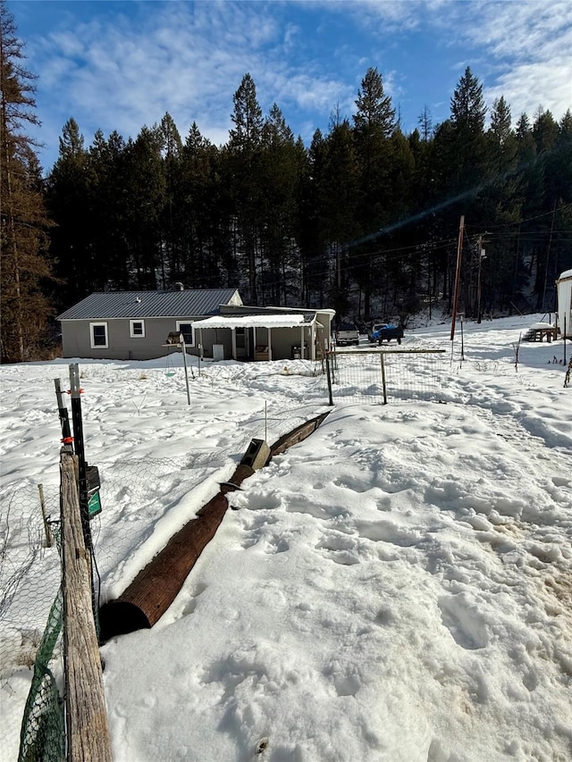 exterior details with fence