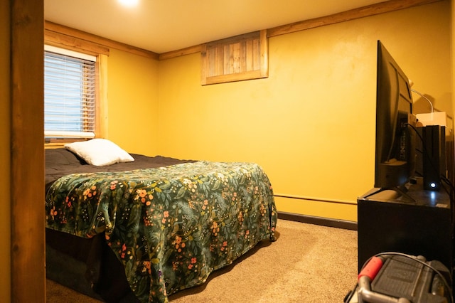 bedroom featuring carpet floors