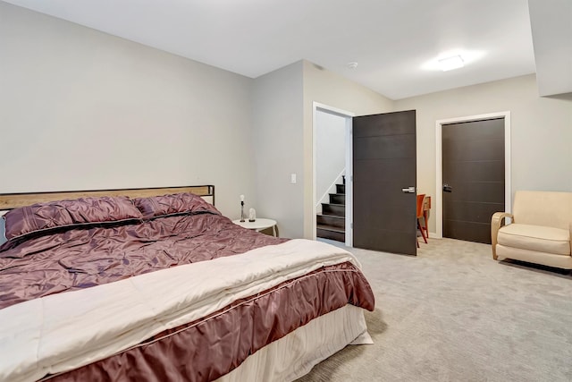 bedroom with carpet floors