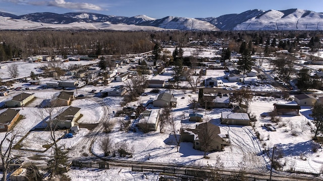 view of mountain feature